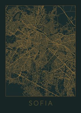 Sofia Gray Orange Map