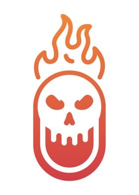 Death Fire Skull 2