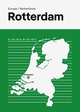 Rotterdam City Map