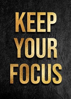 Focus motivational quote