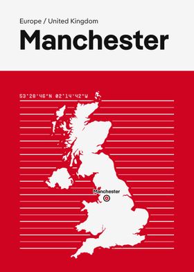 Manchester City Map