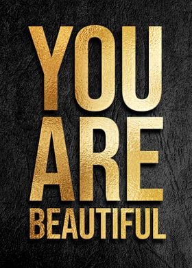 You are beautiful quote