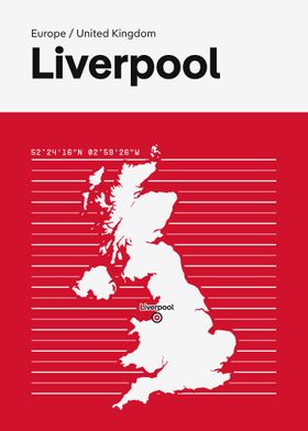 Liverpool City Map