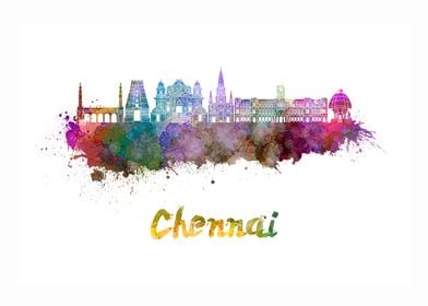 Chennai skyline