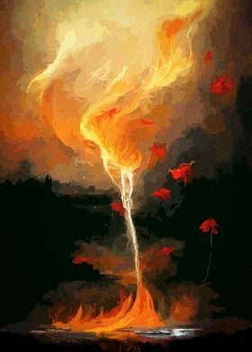 Burning Tornado