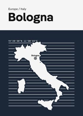 Bologna City Map