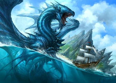 Blue Island Dragon