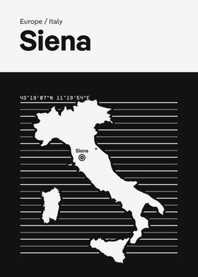 Siena Travel Map