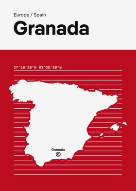 Granada City Map