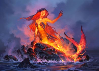 Lava Mermaid