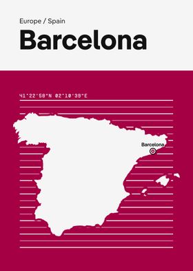 Barcelona City Map