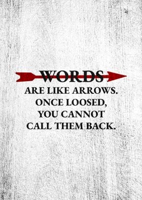 Words and Arrows