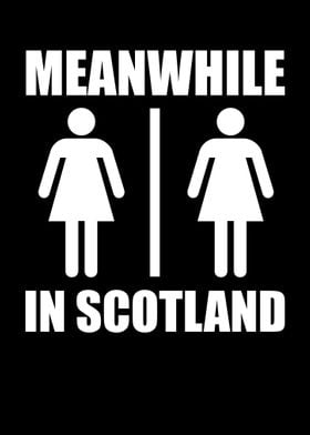 Scottish toilet sign