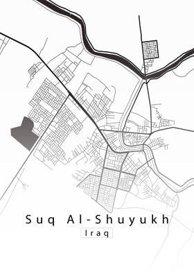 Suq Al Shuyukh City Map 