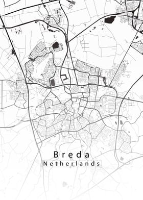 Breda City Map