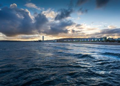 Swansea Bay at full tide