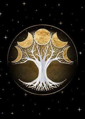 Tree of life and moons