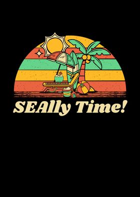 SEAlly Time Funny Beach