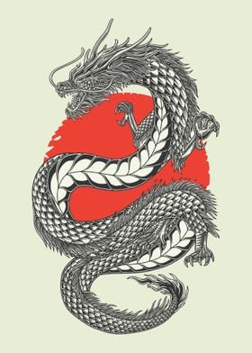 Asian Black Dragon