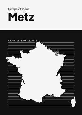 Metz City Map