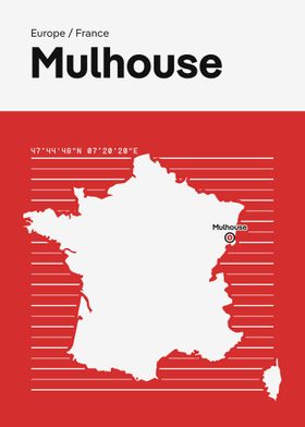 Mulhouse City Map