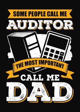 Auditor Dad Father Design