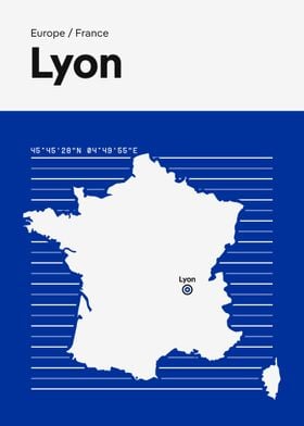 Lyon City Map