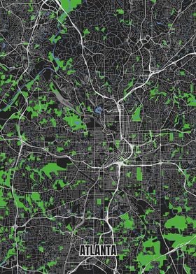 City Map Of ATLANTA