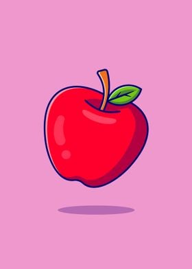 Apple fruit cartoon