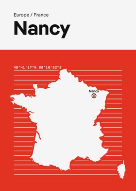 Nancy City Map