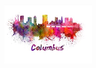 Columbus skyline 