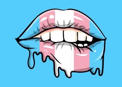 Dripping Transgender Lips