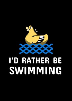 Swimming Funny Saying Id