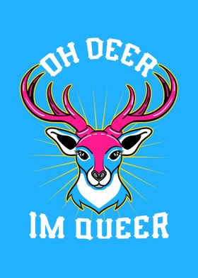 Oh Deer Im Queer Pan Pride