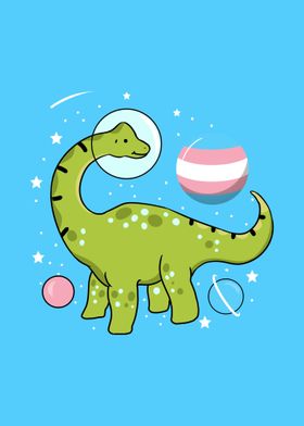 Brachiosaurus Trans Pride