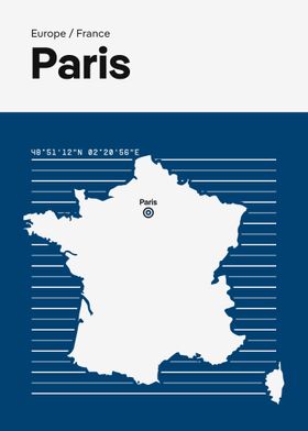 Paris City Map