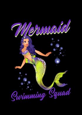 Mermaid Swimming Mermaid