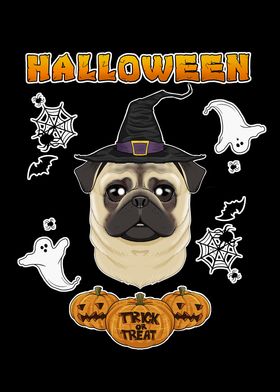 Happy Halloween Pug