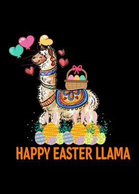 Happy easter llama