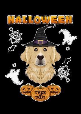 Halloween Golden Retriever