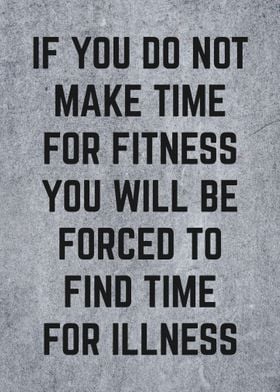 Fitness or Illness