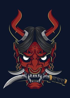 Japan oni mask