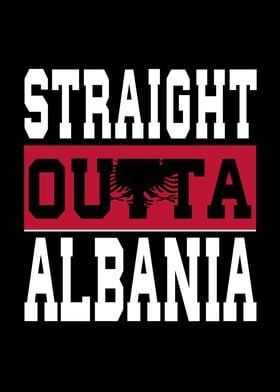 Albania Flag Saying