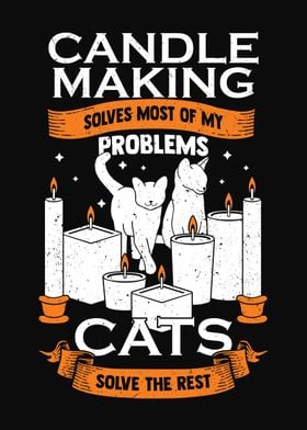 Candle Making Cat Lover