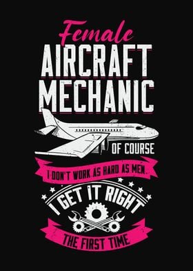 Female Aircraft Mechanic