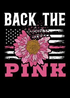 Back The Pink USA Flag