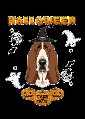 Halloween I Basset Hound