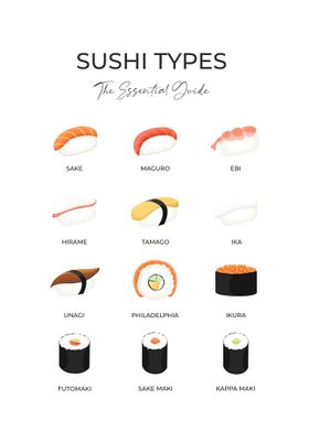 Sushi types