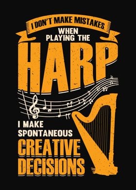 Funny Harp Player Design