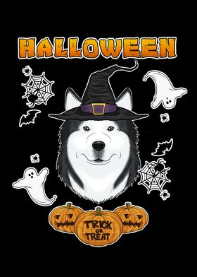 Happy Halloween I Husky